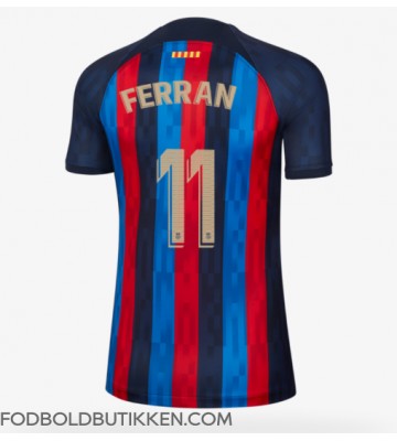 Barcelona Ferran Torres #11 Hjemmebanetrøje Dame 2022-23 Kortærmet